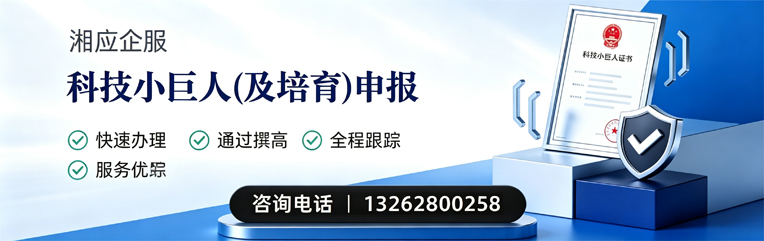 晋中科技小巨人及培育企业申报服务