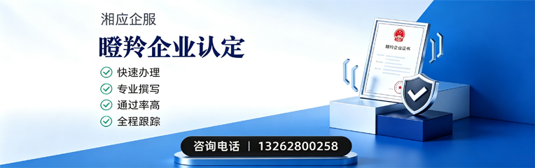 晋中瞪羚企业认定申报服务