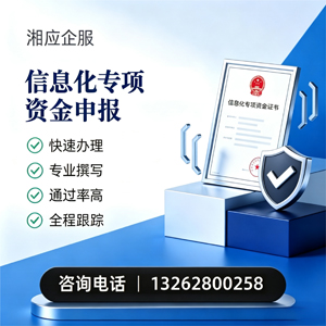 晋中信息化专项资金申报服务