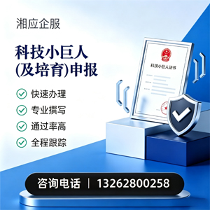 晋中科技小巨人及培育企业申报服务